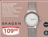 Damen-Armbanduhr Freja SKW 2699 im Angebot bei GLOBUS in Kaiserslautern Damen-Armbanduhr Freja SKW 2699 Angebote von Skagen bei GLOBUS Kaiserslautern für 109,99 €