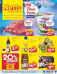 Netto Marken-Discount Prospekt für Bad Düben: "Aktuelle Angebote", 64 Seiten, 19.01.2026 - 24.01.2026