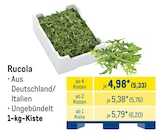 Rucola im Angebot bei METRO in Wuppertal Rucola Angebote bei METRO Wuppertal für 5,33 €