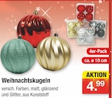 Weihnachtskugeln Angebote bei Zimmermann Wunstorf für 4,99 €