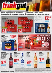 Bier im Trinkgut Prospekt in Dillingen Aktueller Trinkgut Prospekt mit Bier, "Aktuelle Angebote", Seite 1