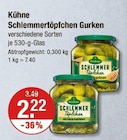 Schlemmertöpfchen Gurken von Kühne im aktuellen V-Markt Prospekt für 2,22 €