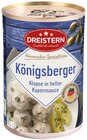 4 Königsberger Klopse von Dreistern für 2,59 € bei REWE im Angebot 4 Königsberger Klopse von Dreistern im aktuellen REWE Prospekt