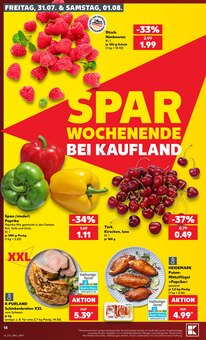 Paprika im aktuellen Kaufland Prospekt (Cottbus) Paprika im Kaufland Prospekt "Hier bin ich richtig" mit 66 Seiten (Cottbus)