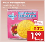 Waffelsortiment im Netto Marken-Discount Prospekt Waffelsortiment von Wetzel im aktuellen Netto Marken-Discount Prospekt für 1,99 €