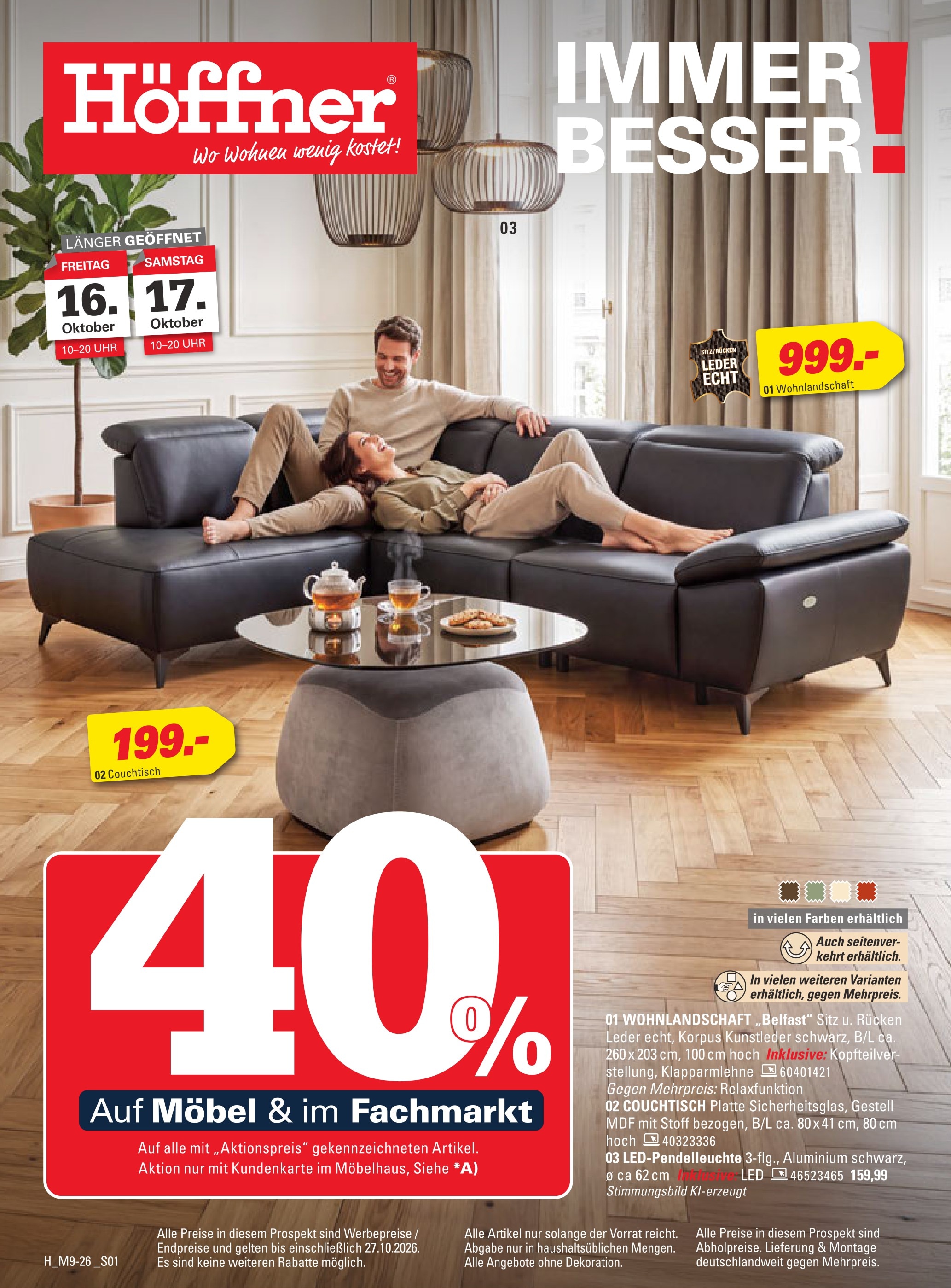 Höffner Prospekt 🧡 Jetzt Angebote der Woche vergleichen!
