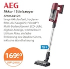 Akku- / Stielsauger AP61CB21DR von AEG im aktuellen V-Markt Prospekt für 169,00 €