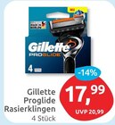 Proglide Rasierklingen im Angebot bei budni in Buxtehude Proglide Rasierklingen Angebote von Gillette bei budni Buxtehude für 17,99 €