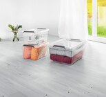 Boîte de rangement transparente - TOPTEX en promo chez Norma Strasbourg à 9,99 €