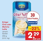Chai oder Matcha Latte Angebote von Krüger bei Netto Marken-Discount Pinneberg für 2,29 €
