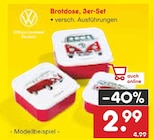 Brotdose, 3er-Set im Angebot bei Netto Marken-Discount in Niederkassel Brotdose, 3er-Set Angebote von Volkswagen bei Netto Marken-Discount Niederkassel für 2,99 €