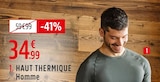 Haut thermique Homme - Odlo - Intersport Haut thermique Homme - Odlo à 34,99 € dans le catalogue Intersport