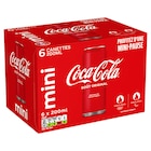 Mini canettes - COCA COLA - Carrefour à Mérignac Mini canettes - COCA COLA en promo chez Carrefour Mérignac à 3,95 €