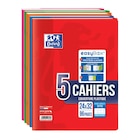 Lot de 5 cahiers Easybook - OXFORD en promo chez Carrefour Lot de 5 cahiers Easybook - OXFORD dans le catalogue Carrefour