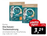Aktuelles One Katzen-Trockenahrung Angebot bei Konsum in Dresden ab 3,29 €