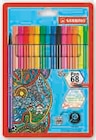 15 feutres de coloriage pen 68 - Stabilo en promo chez Super U 15 feutres de coloriage pen 68 - Stabilo dans le catalogue Super U