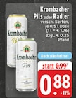 Pils Angebote von Krombacher bei E center Wermelskirchen für 0,88 €