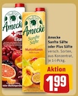 Sanfte Säfte oder Plus Säfte von Amecke für 1,99 € bei REWE im Angebot Sanfte Säfte oder Plus Säfte von Amecke im aktuellen REWE Prospekt