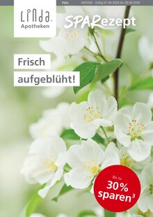 LINDA Premiumapotheke Prospekt der KW 15 "Aktuelle Angebote" Aktueller LINDA Premiumapotheke Prospekt "Aktuelle Angebote" Seite 1 von 1 Seiten