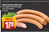 Pikante Krakauer-Würstchen bei REWE im Bad Sassendorf Prospekt für 1,29 €