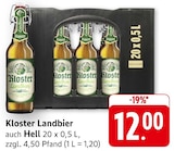 Landbier bei EDEKA im Prospekt "" für 12,00 €