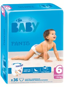 Couches culottes baby - Carrefour Market à Calais Couches culottes baby en promo chez Carrefour Market Calais à 8,24 €