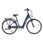 Vélo de ville électrique mixte Feu Vert E-Roll 72 bleu en promo chez Feu Vert Saint-Ouen à 999,00 €