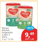 Milumil Folgemilch von Milupa für 9,49 € bei budni im Angebot Milumil Folgemilch von Milupa im aktuellen budni Prospekt
