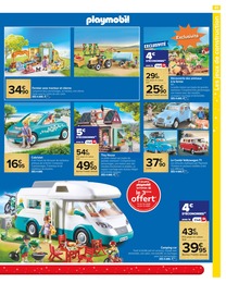 Prix et réduction Camping Car Playmobil dans le prospectus Carrefour en cours Offre Camping Car Playmobil dans le catalogue Carrefour du moment à la page 41