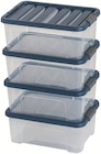 Mr.Bricolage Hettange-Grande - Promo Lot de 4 boîtes de rangement multi-usages 10 L avec couvercle Promo Lot de 4 boîtes de rangement multi-usages 10 L avec couvercle à 15,90 € dans le catalogue Mr.Bricolage à Hettange-Grande