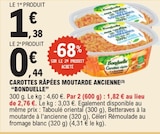 Carottes râpées moutarde ancienne - BONDUELLE dans le catalogue E.Leclerc