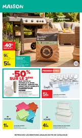 Promos Barbecue Charbon dans le catalogue "Carrefour market" de Carrefour Market Barbecue Charbon en promo dans le catalogue Carrefour Market à la page 56