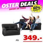 Aktuelles Pueblo 3-Sitzer + 2-Sitzer Sofa Angebot bei Seats and Sofas in Essen ab 349,00 €