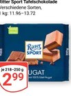 Tafelschokolade im Angebot bei GLOBUS in Herne Tafelschokolade Angebote von Ritter Sport bei GLOBUS Herne für 2,99 €