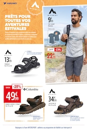 Prix et réduction Chaussures Randonnée dans le prospectus Intersport en cours Offre Chaussures Randonnée dans le catalogue Intersport du moment à la page 22