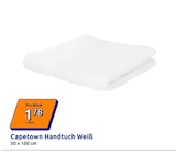 Capetown Handtuch Weiß bei Action im Leverkusen Prospekt für 1,78 €