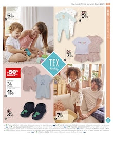 Promotion Chemise de nuit fille dans le prospectus Carrefour, valable du 20/05/2025 au 02/06/2025 Promo Chemise de nuit fille dans le catalogue Carrefour du moment à la page 11