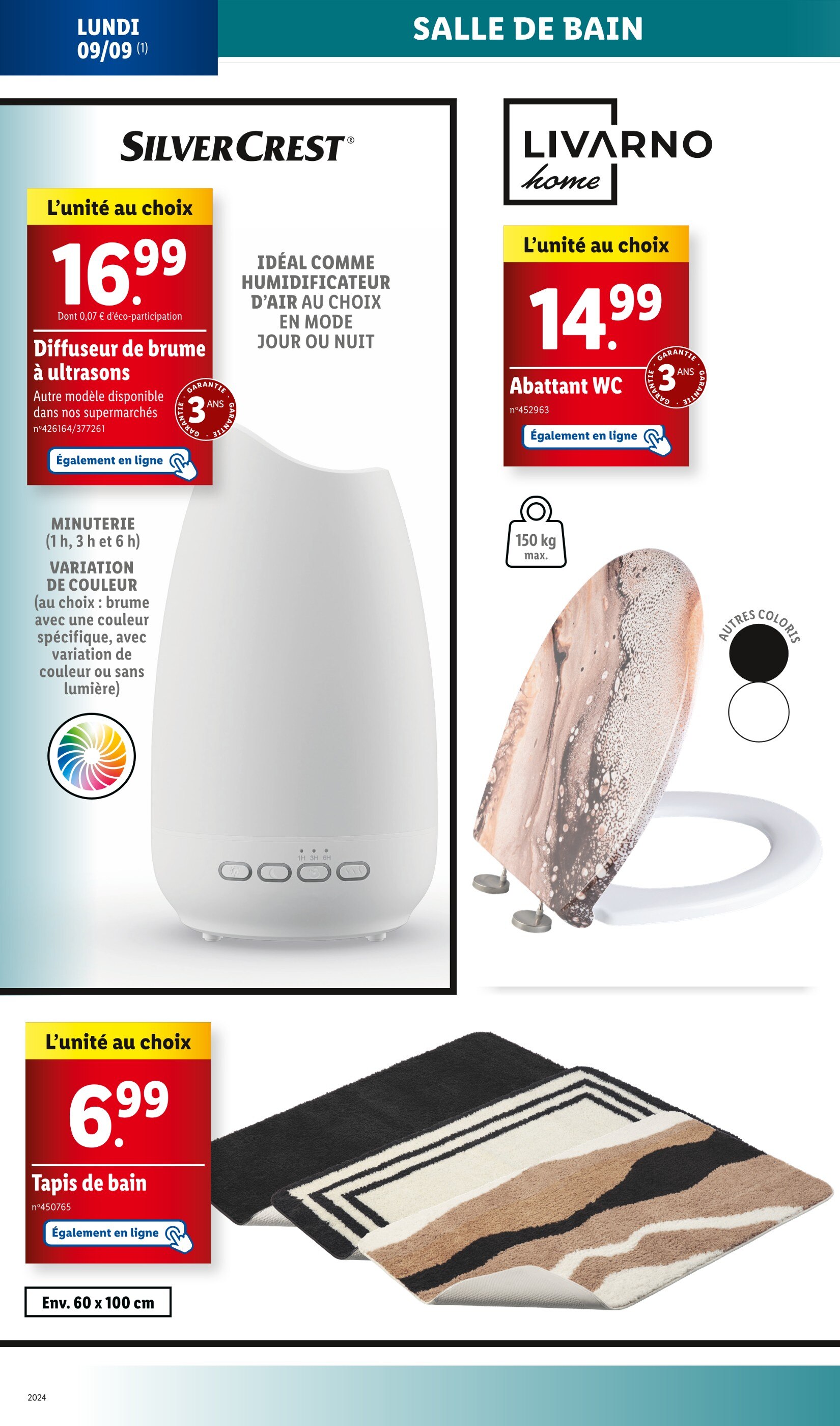 Abattant wc led lidl best sale