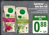 Sauerkraut- oder Rote Bete-Saft Angebote von Edeka Bio bei EDEKA Dachau für 0,88 €