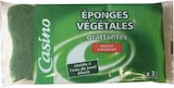 Éponges Végétales grattantes - CASINO à 0,99 € dans le catalogue Géant Casino
