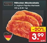 Aktuelle Grillfleisch Angebote bei Netto Marken-Discount in Lübeck Aktuelles Hähnchen-Minutensteaks Angebot bei Netto Marken-Discount in Lübeck ab 3,99 €