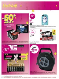Prix et réduction Duracell dans le prospectus Géant Casino en cours Offre Duracell dans le catalogue Géant Casino du moment à la page 22