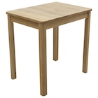 Holz im XXXLutz Prospekt ESSTISCH 75/55/75 cm Echtholz Holz rechteckig Eichefarben von Linea Natura im aktuellen XXXLutz Prospekt für 119,00 €