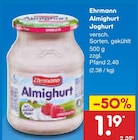 Almighurt Joghurt Angebote von Ehrmann bei Netto Marken-Discount Delmenhorst für 1,19 €