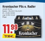 Pils o. Radler Angebote von Krombacher bei Trinkgut Moers für 11,99 €