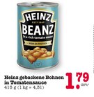 Aktuelles gebackene Bohnen in Tomatensauce Angebot bei EDEKA in Frankfurt (Main) ab 1,79 €