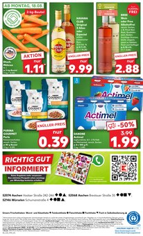 Katzenfutter im Kaufland Prospekt "KNÜLLER" mit 56 Seiten (Aachen)