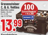 C. & A. Veltins im Angebot bei Marktkauf in Voerde C. & A. Veltins Angebote von Grevensteiner bei Marktkauf Voerde für 13,99 €