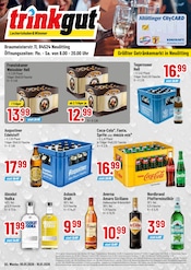 Aktueller Trinkgut Prospekt mit Cola, "Aktuelle Angebote", Seite 1