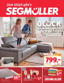 Küche im Segmüller Prospekt "Zum Glück gibt’s SEGMÜLLER - Glück ist, wenn Qualität auch Spass macht." mit 6 Seiten (München)